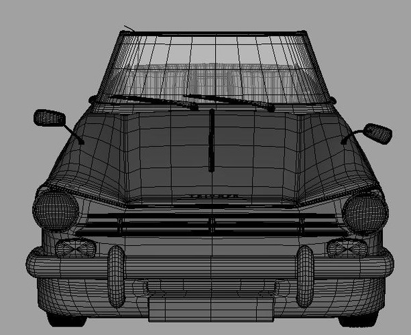3d animation triumph herald transformer model - Transformer Autobot Triumph Herald by robman88